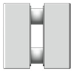 Left Image of Knob Shower Nero Square