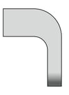 Left Image of PullHandle SurfaceMount Nero Bianca