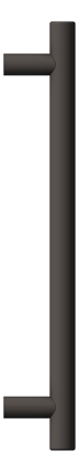 Left Image of PullHandle SurfaceMount Nero Mecca