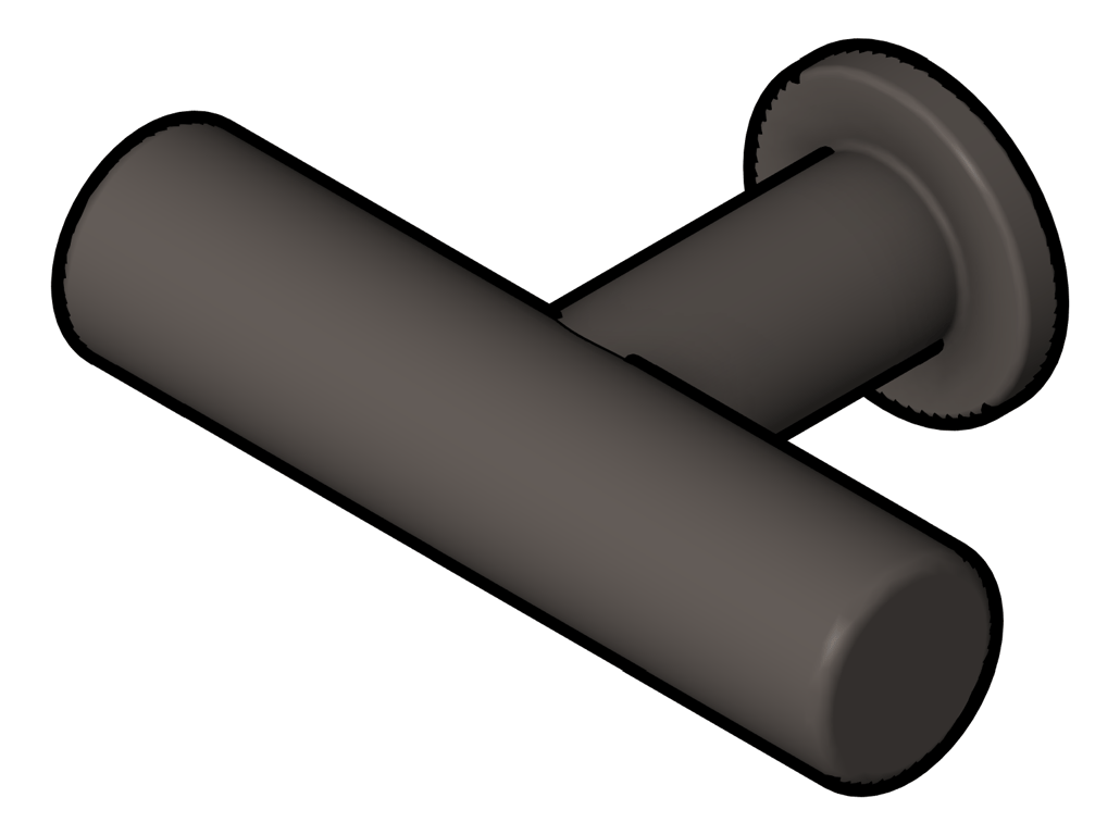 PullHandle SurfaceMount Nero Mecca T