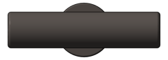 Front Image of PullHandle SurfaceMount Nero Mecca T
