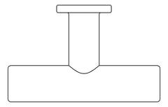 Plan Image of PullHandle SurfaceMount Nero Mecca T