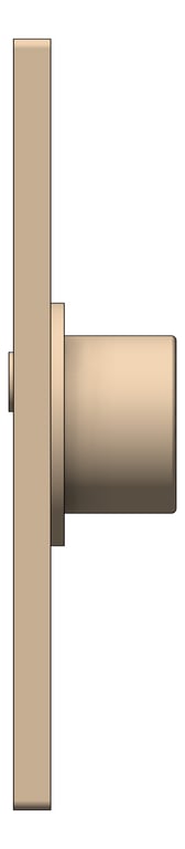 Left Image of PushPlate InWall Nero MeccaCare