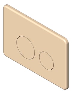 3D Shaded Image of PushPlate Inwall Nero