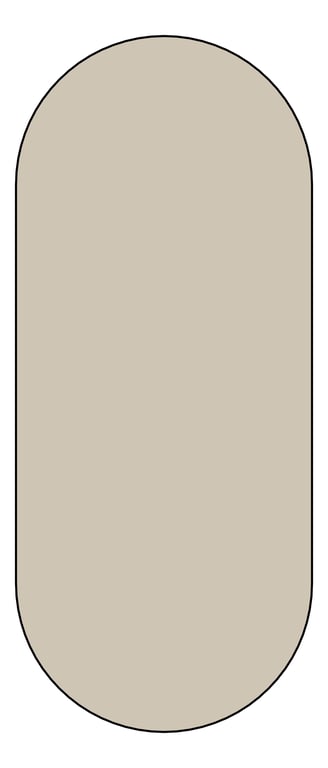 Front Image of RobeHook SurfaceMount Nero Bianca