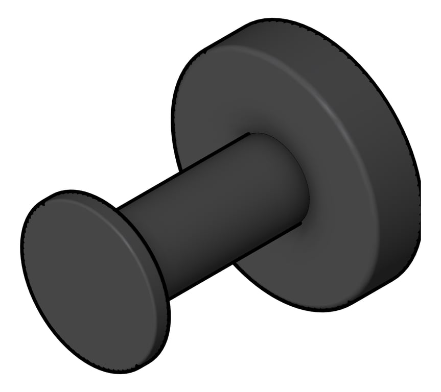 Navigate to RobeHook SurfaceMount Nero Classic