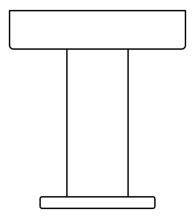 Plan Image of RobeHook SurfaceMount Nero Classic