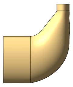 Left Image of RobeHook SurfaceMount Nero Elgin