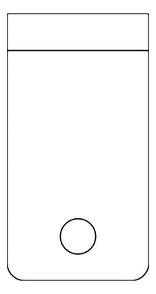 Plan Image of RobeHook SurfaceMount Nero MeccaCare