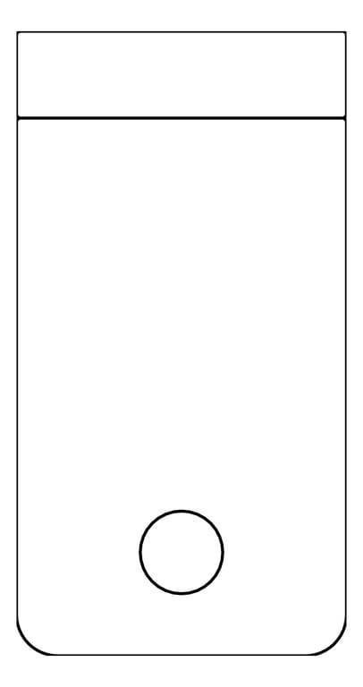 Plan Image of RobeHook SurfaceMount Nero MeccaCare