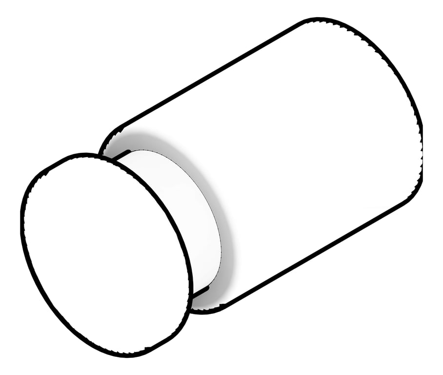 3D Documentation Image of RobeHook SurfaceMount Nero Mecca New