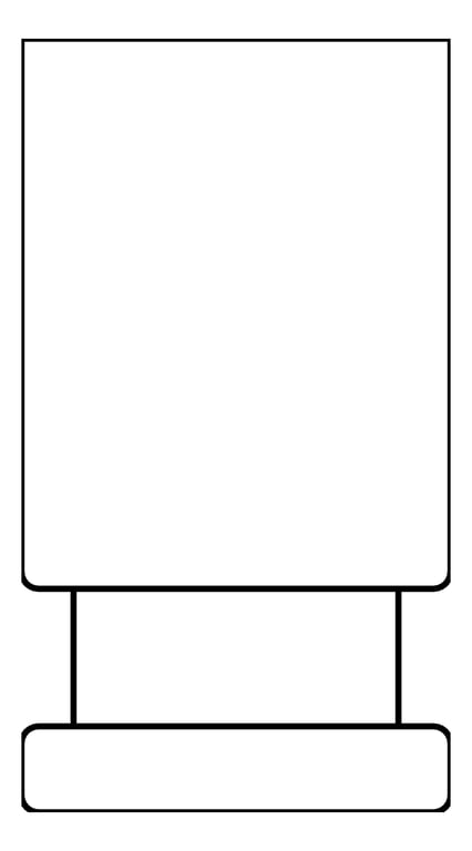 Plan Image of RobeHook SurfaceMount Nero Mecca New