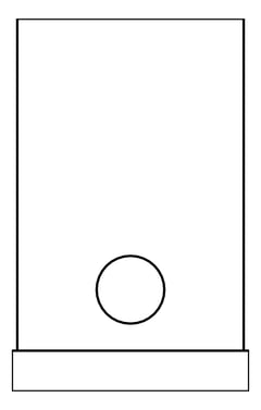 Plan Image of RobeHook SurfaceMount Nero Opal