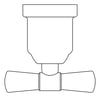 Plan Image of RobeHook SurfaceMount Nero York