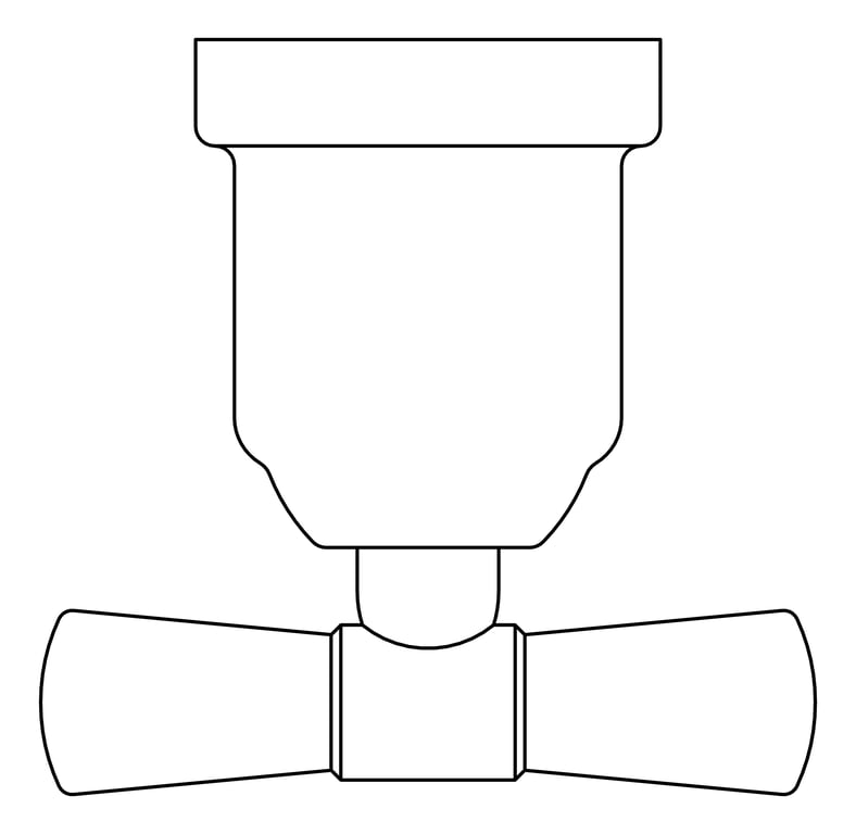 Plan Image of RobeHook SurfaceMount Nero York