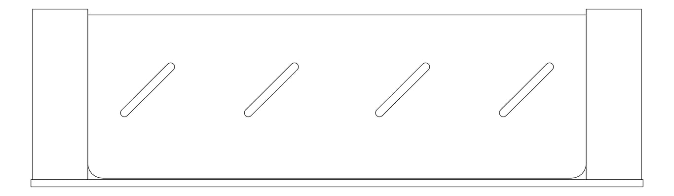Plan Image of Shelf SurfaceMount Nero Celia