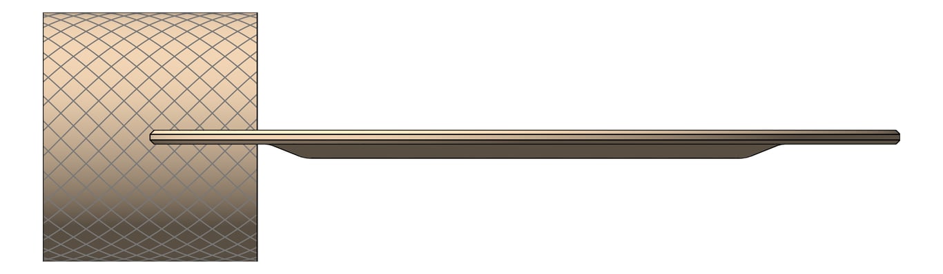 Left Image of Shelf SurfaceMount Nero Opal