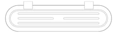 Plan Image of Shelf SurfaceMount Nero Opal