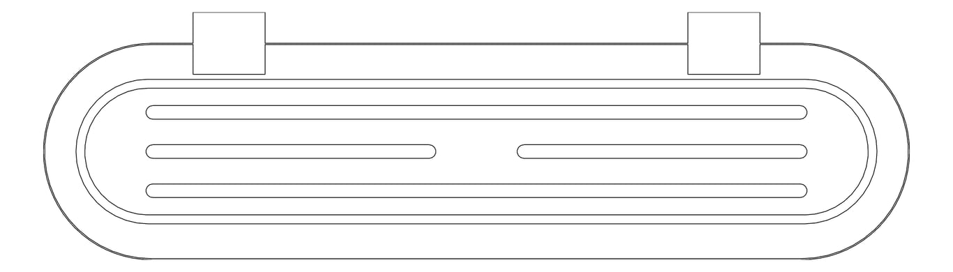 Plan Image of Shelf SurfaceMount Nero Opal