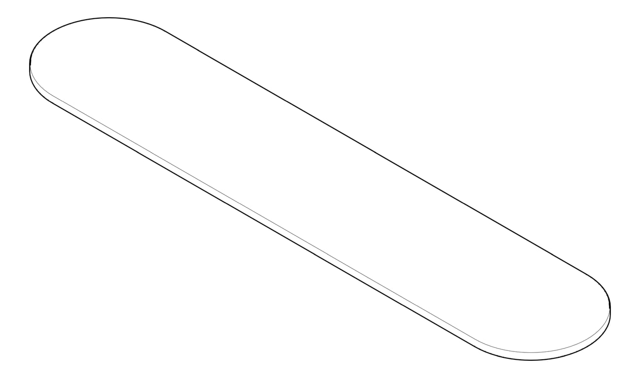 3D Documentation Image of Shelf SurfaceMount Nero Zen