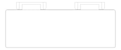 Plan Image of ShowerSeat Folding Nero MeccaCare 960mmWide