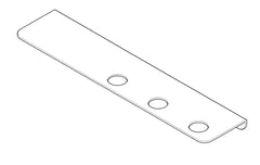3D Documentation Image of SoapBottleHolder SurfaceMount Nero Mecca Triple Shelf