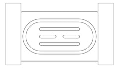 Plan Image of SoapDish SurfaceMount Nero Mecca New