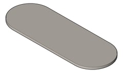 3D Shaded Image of SoapDish SurfaceMount Nero Zen