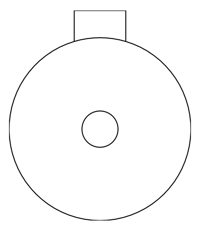 Plan Image of ToiletBrushHolder SurfaceMount Nero Mecca