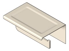 3D Shaded Image of ToiletRollHolder SurfaceMount Nero Bianca PhoneHolder