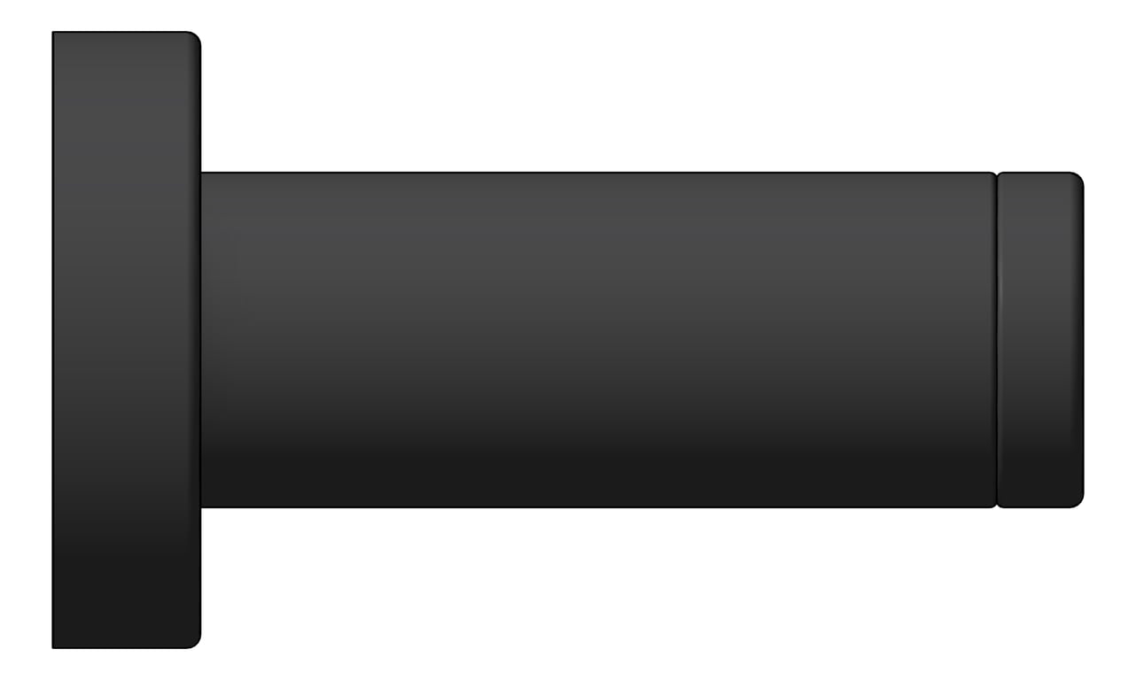 Left Image of ToiletRollHolder SurfaceMount Nero Classic