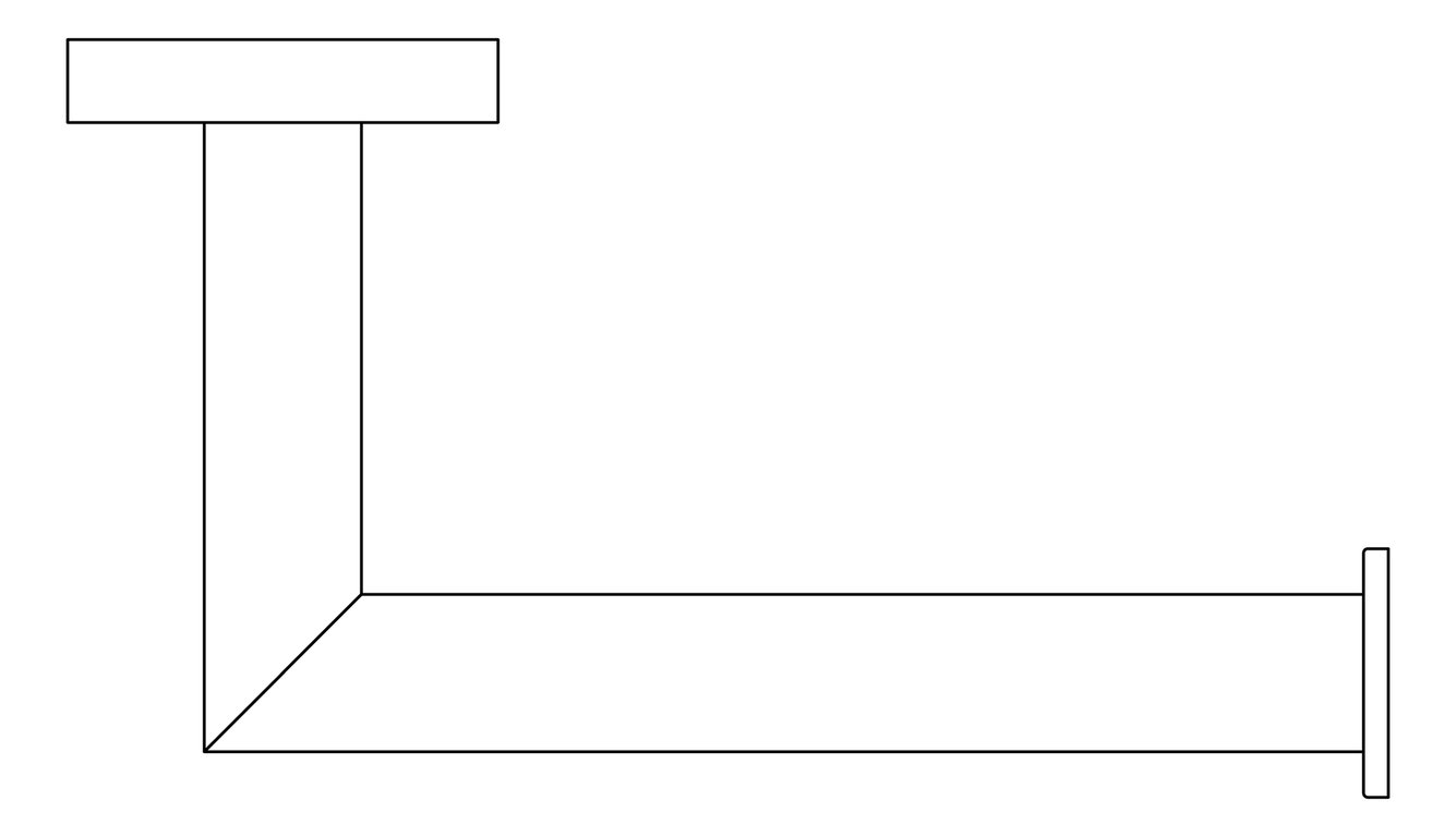 Plan Image of ToiletRollHolder SurfaceMount Nero Dolce