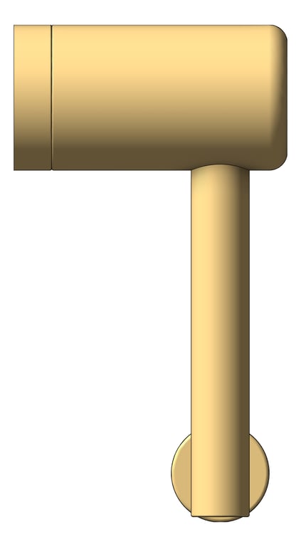 Left Image of ToiletRollHolder SurfaceMount Nero MeccaCare 25mm