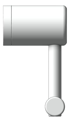 Left Image of ToiletRollHolder SurfaceMount Nero MeccaCare HeavyDuty