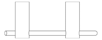Plan Image of ToiletRollHolder SurfaceMount Nero Mecca New
