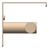 Left Image of ToiletRollHolder SurfaceMount Nero Mecca Shelf