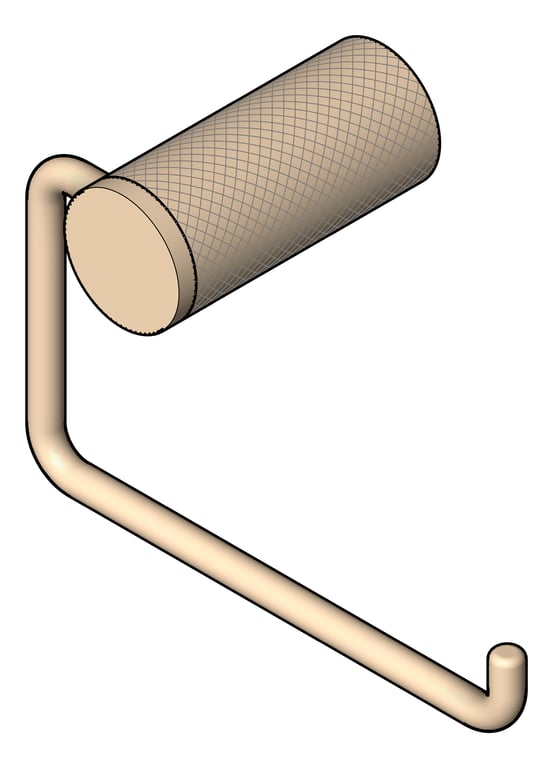 Navigate to ToiletRollHolder SurfaceMount Nero Opal