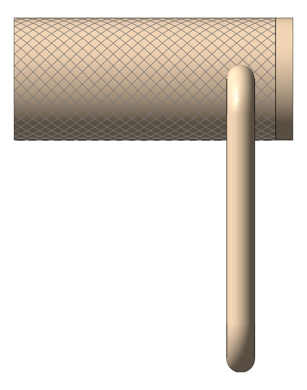 Left Image of ToiletRollHolder SurfaceMount Nero Opal