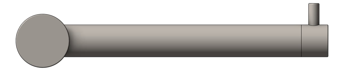 Front Image of ToiletRollHolder SurfaceMount Nero Zen