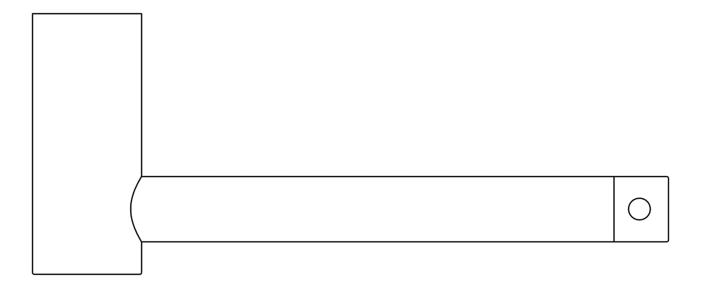 Plan Image of ToiletRollHolder SurfaceMount Nero Zen