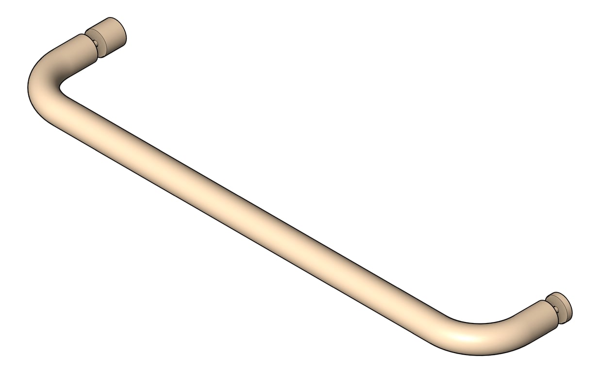 Navigate to TowelBar SurfaceMount Nero 500mm