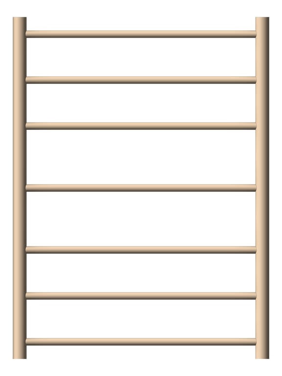 Front Image of TowelLadder Heated Nero