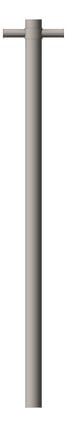 Front Image of TowelLadder Heated Nero Vertical