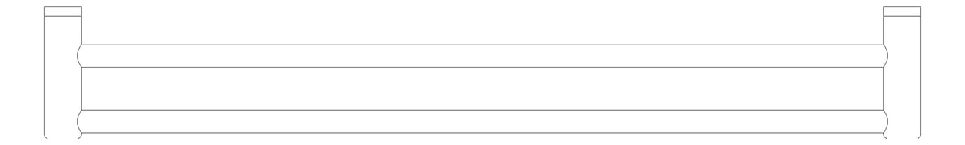 Plan Image of TowelRail Double Nero MeccaCare GrabRail