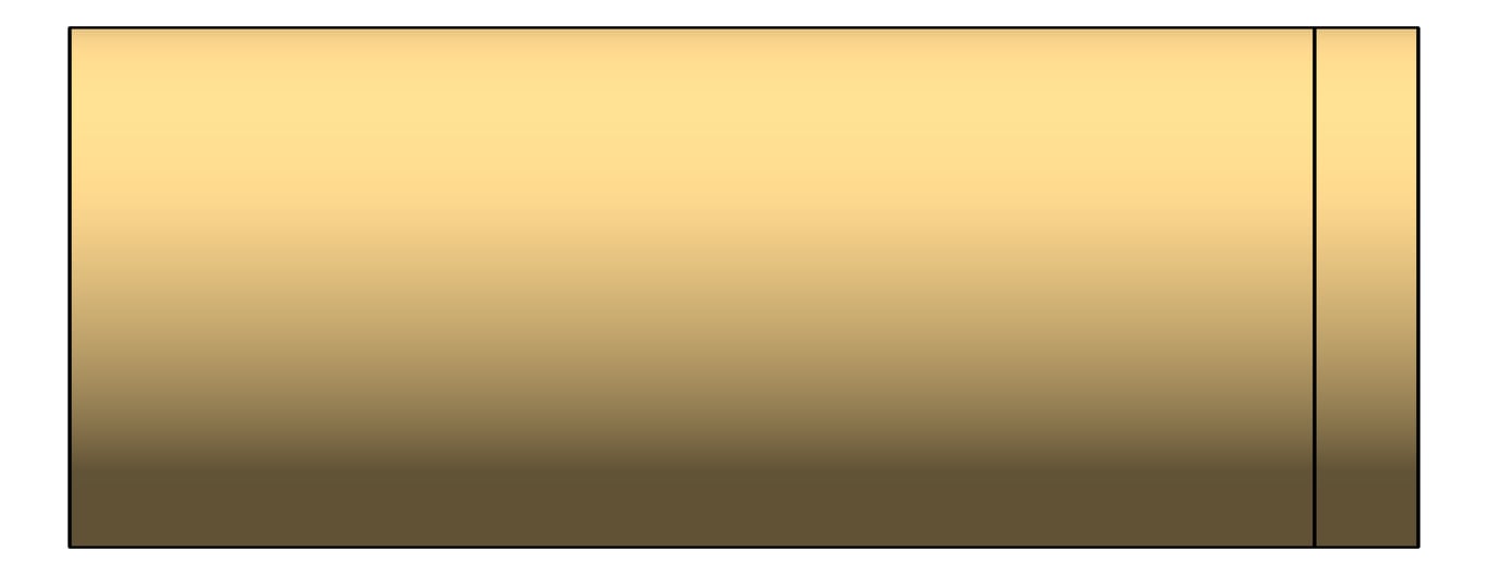 Left Image of TowelRail SurfaceMount Nero Bianca Single