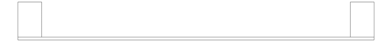 Plan Image of TowelRail SurfaceMount Nero Bianca Single