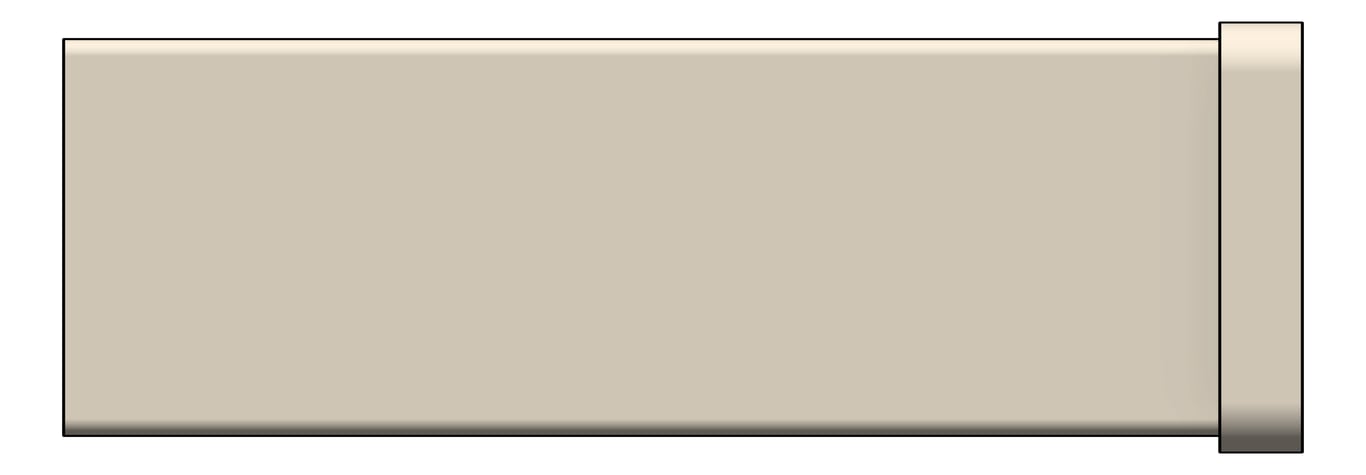 Left Image of TowelRail SurfaceMount Nero Celia Single