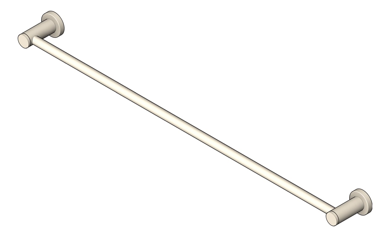 Navigate to TowelRail SurfaceMount Nero Classic Single