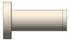 Left Image of TowelRail SurfaceMount Nero Classic Single