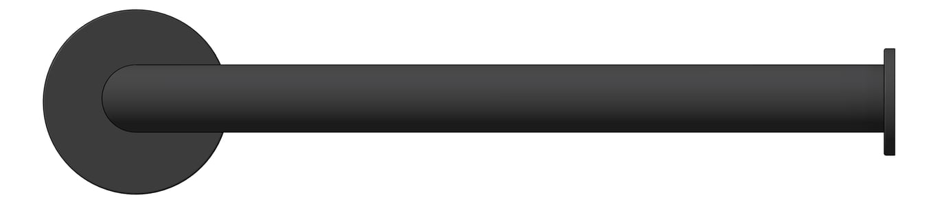 Front Image of TowelRail SurfaceMount Nero Dolce Hand